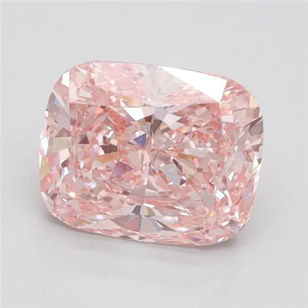 2.01ct Cushion brilliant Lab Grown Diamond (Colour Fancy Vivid Pink, Clarity VS1, IGI Certified)