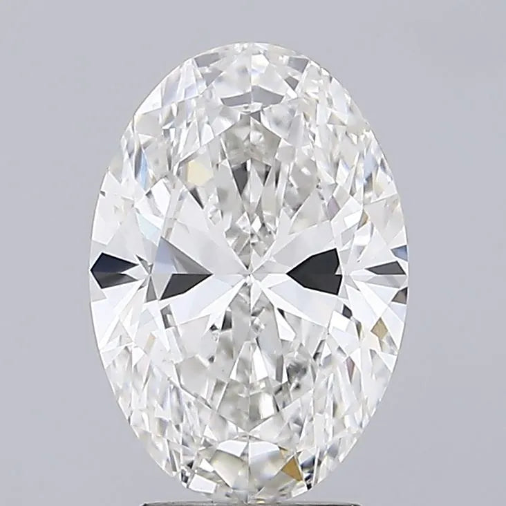 Diamant ovale de 3,64 ct (couleur G, pureté VS1, certifié IGI)