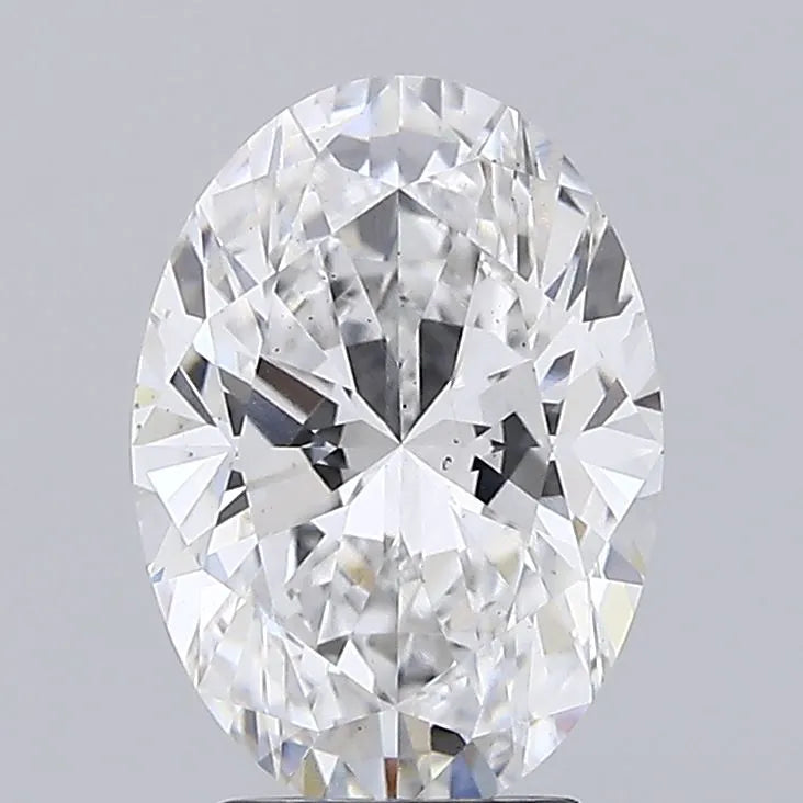2.82ct Oval Lab Grown Diamond (Colour E, Clarity VS2, IGI Certified)