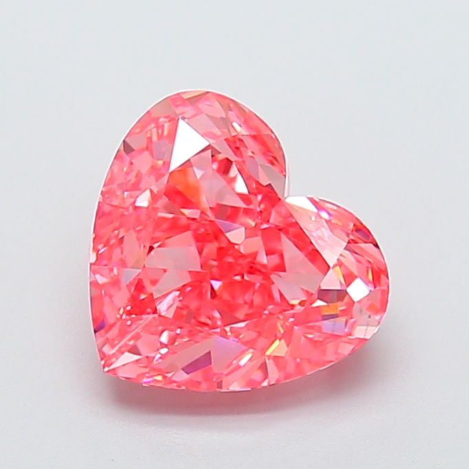 Heart 4.52ct Fancy Vivid Pink VS1 - Cut • IGI • LG760589381