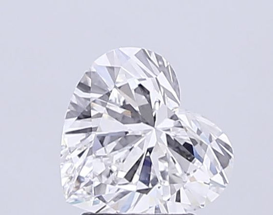 Lab-Grown Heart Diamond - 2.5 Carats, E Color, VVS2 Clarity - Certified by IGI - Report Number: LG710585712
