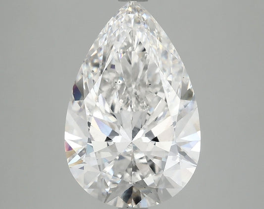 Lab-Grown Pear Diamond - 4.92 Carats, F Color, VS2 Clarity - Certified by IGI - Report Number: LG693530611