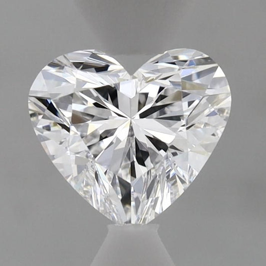 Lab-Grown Heart Diamond - 0.97 Carats, D Color, VVS2 Clarity - Certified by IGI - Report Number: LG638415532