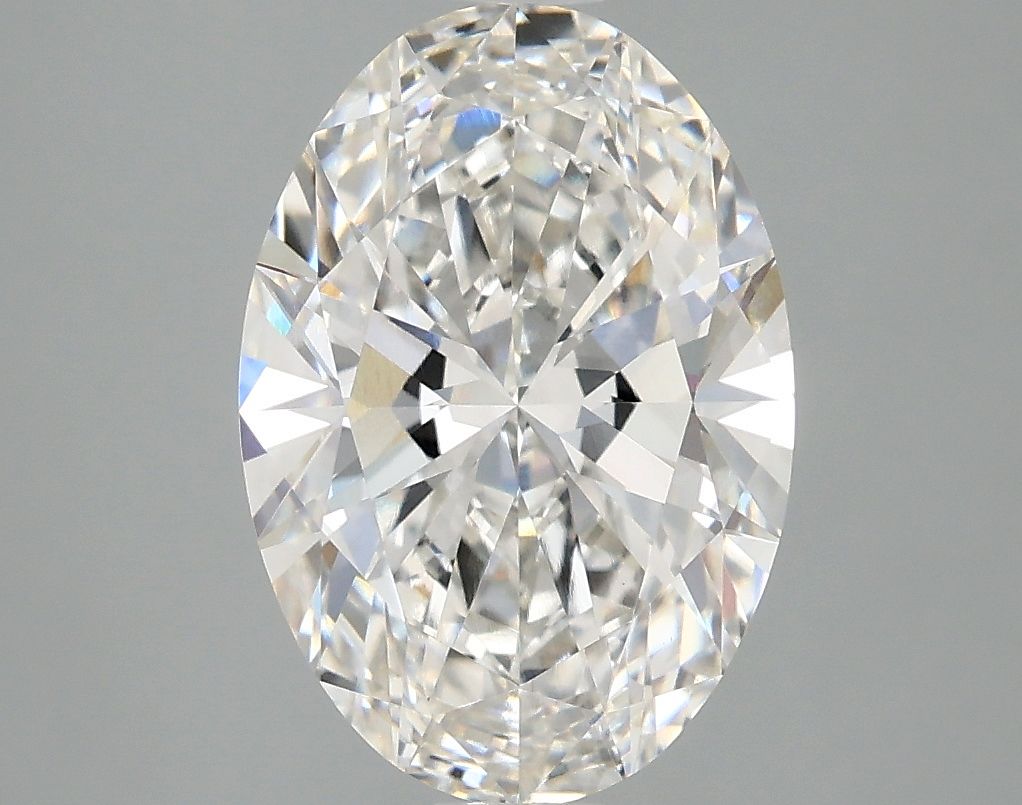 Lab-Grown Oval Diamond - 2.98 Carats, F Color, VVS2 Clarity - Certified by IGI - Report Number: LG681530192
