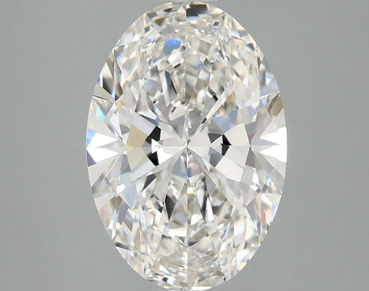 Lab-Grown Oval Diamond - 2.98 Carats, F Color, VVS2 Clarity - Certified by IGI - Report Number: LG681530192