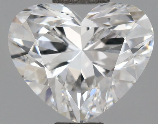 Lab-Grown Heart Diamond - 1.48 Carats, D Color, VVS2 Clarity - Certified by IGI - Report Number: LG692554354