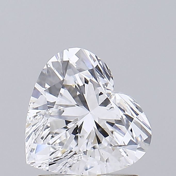 Lab-Grown Heart Diamond - 1.45 Carats, F Color, VS1 Clarity - Certified by IGI - Report Number: LG636409084
