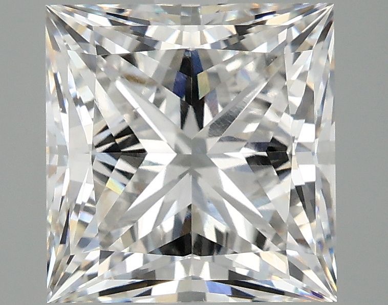 Lab-Grown Princess Diamond - 4.02 Carats, F Color, VS2 Clarity - Certified by IGI - Report Number: LG677578348