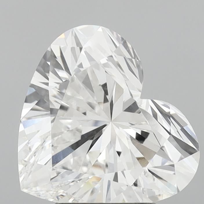 Lab-Grown Heart Diamond - 3.08 Carats, E Color, VVS2 Clarity - Certified by IGI - Report Number: LG715508356