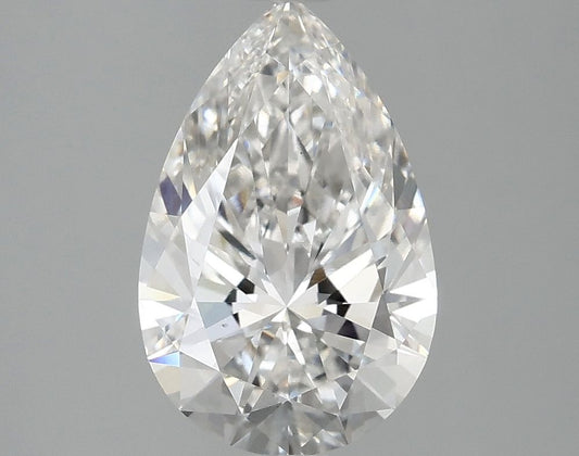 Lab-Grown Pear Diamond - 2.46 Carats, F Color, VS1 Clarity - Certified by IGI - Report Number: LG685596727