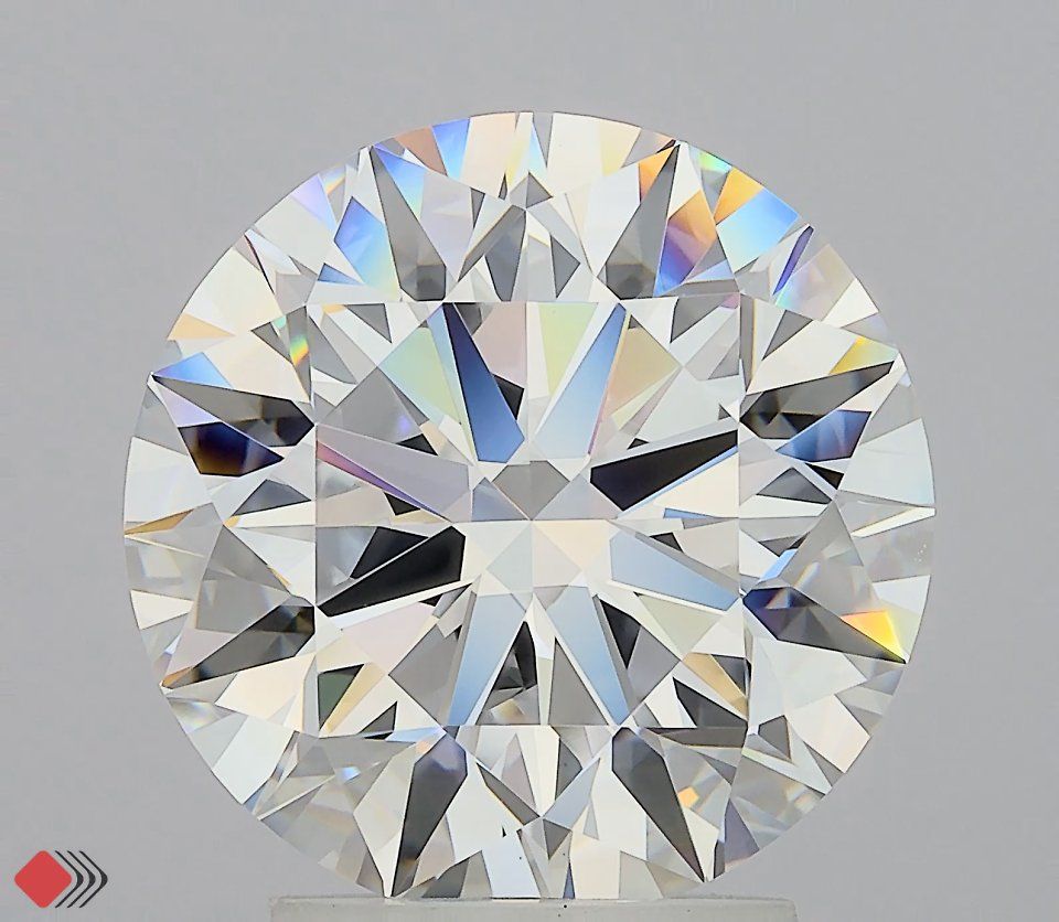 Lab-Grown Round Diamond - 3.46 Carats, D Color, VVS2 Clarity - Certified by IGI - Report Number: LG683570000