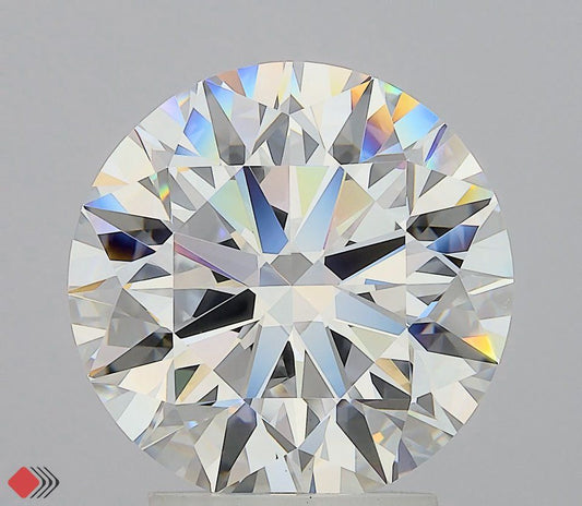 Lab-Grown Round Diamond - 3.46 Carats, D Color, VVS2 Clarity - Certified by IGI - Report Number: LG683570000