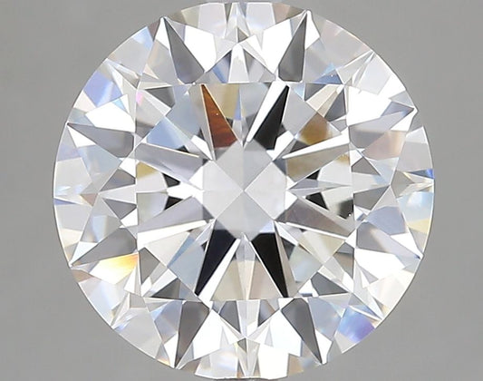 Lab-Grown Round Diamond - 4.02 Carats, E Color, VVS2 Clarity - Certified by IGI - Report Number: LG684504934
