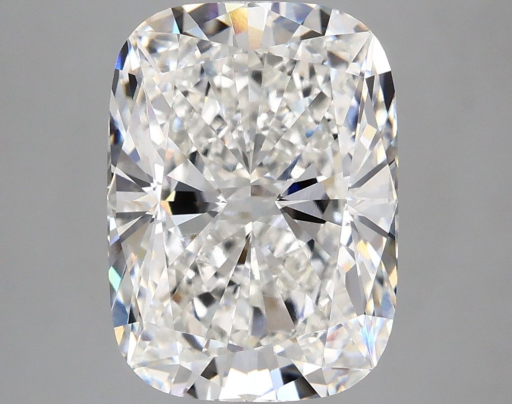 Lab-Grown Cushion Diamond - 5.02 Carats, F Color, VS1 Clarity - Certified by IGI - Report Number: LG652497639