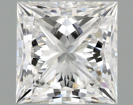Lab-Grown Princess Diamond - 1.45 Carats, E Color, VVS2 Clarity - Certified by IGI - Report Number: LG691504615