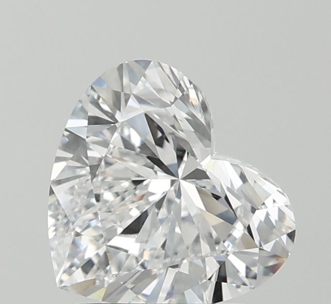 Lab-Grown Heart Diamond - 1.51 Carats, D Color, VVS2 Clarity - Certified by IGI - Report Number: LG683557093