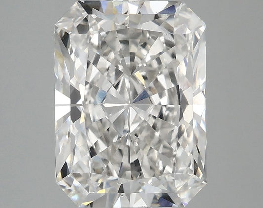 Lab-Grown Radiant Diamond - 2.96 Carats, F Color, VS1 Clarity - Certified by IGI - Report Number: LG691544441