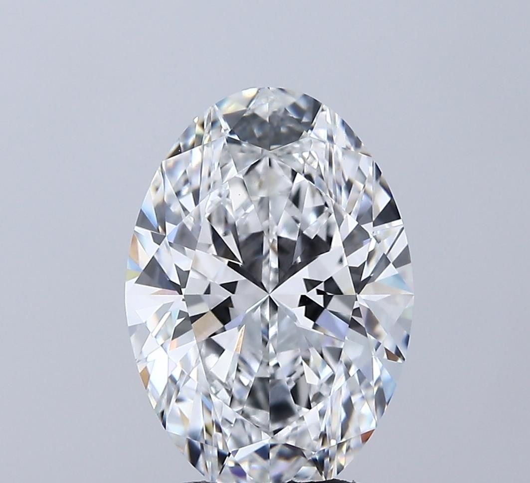 Lab-Grown Oval Diamond - 3.59 Carats, D Color, VVS2 Clarity - Certified by IGI - Report Number: LG689530740