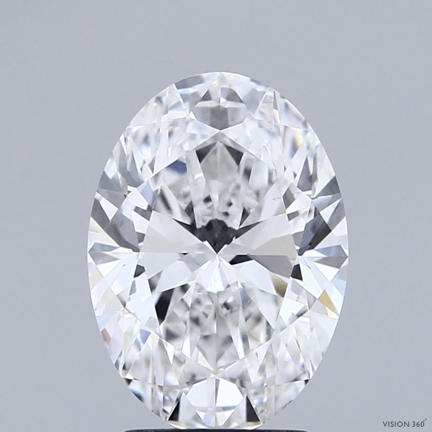 Lab-Grown Oval Diamond - 2.52 Carats, F Color, VS1 Clarity - Certified by IGI - Report Number: LG691513687