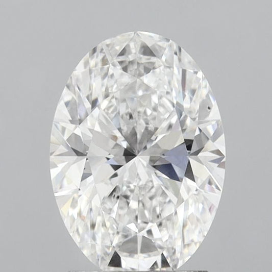 Lab-Grown Oval Diamond - 2.51 Carats, E Color, VS2 Clarity - Certified by IGI - Report Number: LG713595798