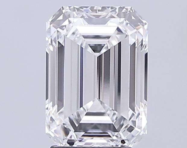 Lab-Grown Emerald Diamond - 3.46 Carats, D Color, VVS2 Clarity - Certified by IGI - Report Number: LG705549077