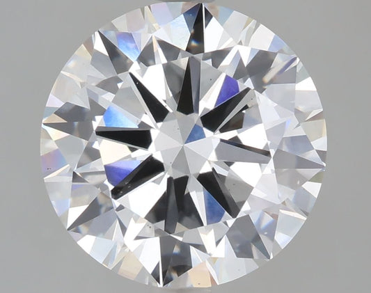 Lab-Grown Round Diamond - 4.0 Carats, E Color, VS2 Clarity - Certified by IGI - Report Number: LG671446403