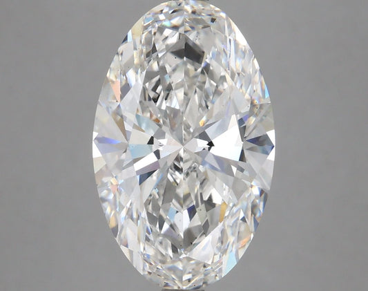 Lab-Grown Oval Diamond - 4.81 Carats, F Color, VS2 Clarity - Certified by IGI - Report Number: LG604398380