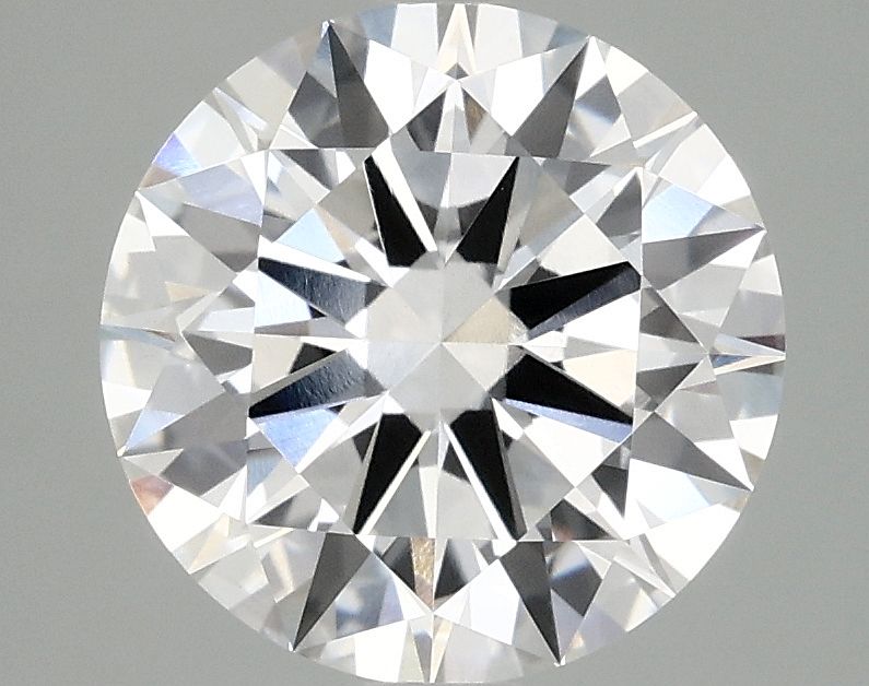 Lab-Grown Round Diamond - 2.95 Carats, E Color, VVS2 Clarity - Certified by IGI - Report Number: LG706503754
