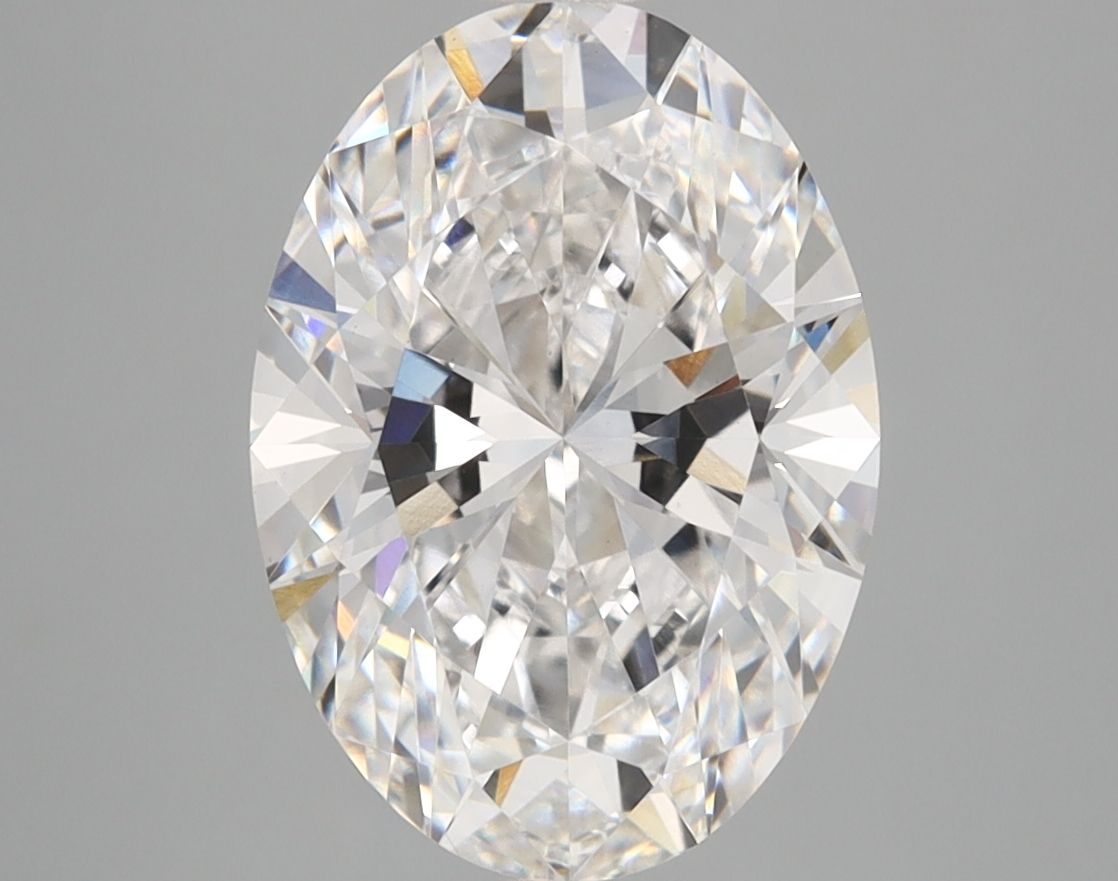 Lab-Grown Oval Diamond - 3.57 Carats, D Color, VVS2 Clarity - Certified by IGI - Report Number: LG687595436