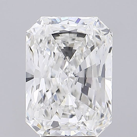 Lab-Grown Radiant Diamond - 5.29 Carats, F Color, VS2 Clarity - Certified by IGI - Report Number: LG691569344