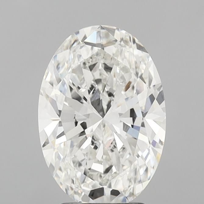 Lab-Grown Oval Diamond - 3.01 Carats, F Color, VVS2 Clarity - Certified by IGI - Report Number: LG715581771