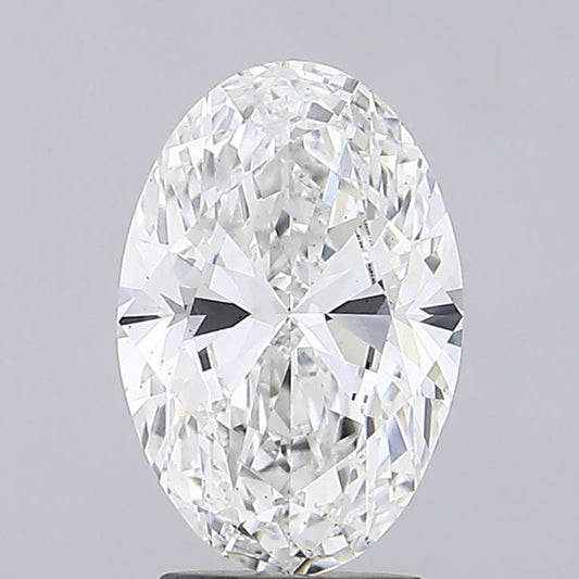 Lab-Grown Oval Diamond - 3.02 Carats, F Color, VS2 Clarity - Certified by IGI - Report Number: LG683578726