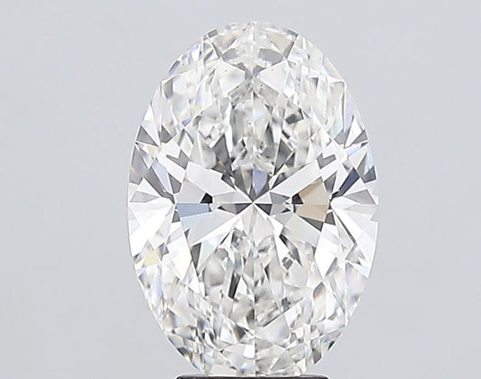 Lab-Grown Oval Diamond - 5.07 Carats, F Color, VS2 Clarity - Certified by IGI - Report Number: LG683582583