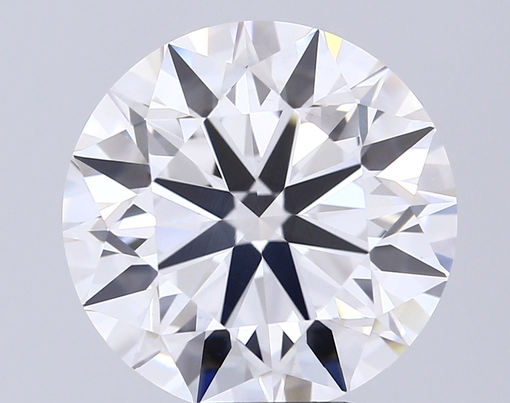 Lab-Grown Round Diamond - 6.52 Carats, F Color, VS1 Clarity - Certified by IGI - Report Number: LG677506506