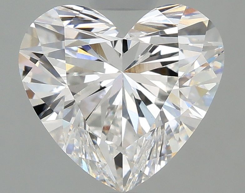 Lab-Grown Heart Diamond - 2.96 Carats, E Color, VVS2 Clarity - Certified by IGI - Report Number: LG685565886