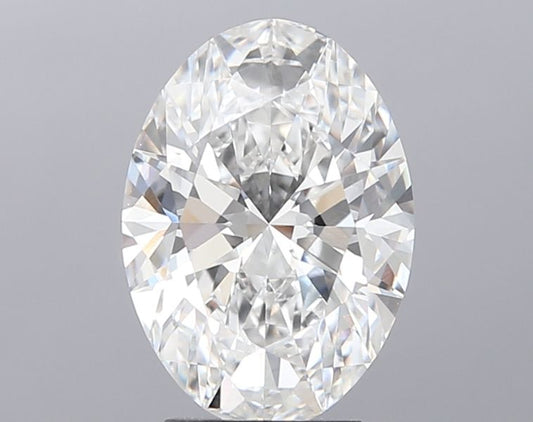 Lab-Grown Oval Diamond - 3.53 Carats, E Color, VVS2 Clarity - Certified by GIA - Report Number: 7511722096