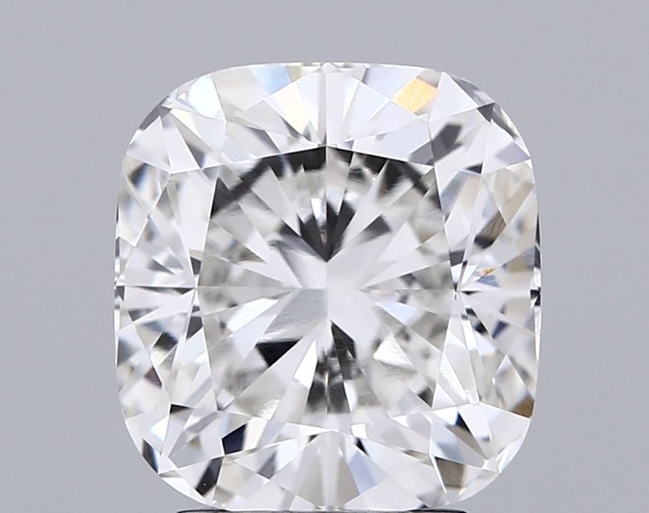 Lab-Grown Cushion Diamond - 3.5 Carats, F Color, VVS2 Clarity - Certified by IGI - Report Number: LG645411100