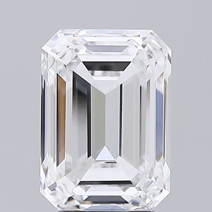 Lab-Grown Emerald Diamond - 4.05 Carats, D Color, VVS2 Clarity - Certified by IGI - Report Number: LG675556967