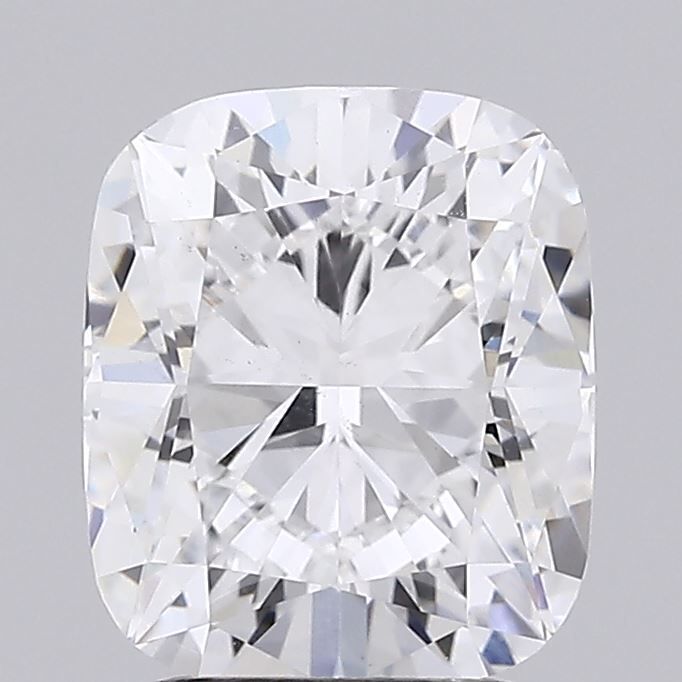 Lab-Grown Cushion Diamond - 2.52 Carats, D Color, VS2 Clarity - Certified by IGI - Report Number: LG685518534