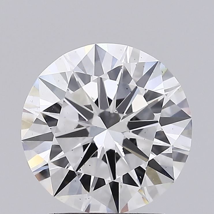Lab-Grown Round Diamond - 2.46 Carats, F Color, VS2 Clarity - Certified by IGI - Report Number: LG680533293