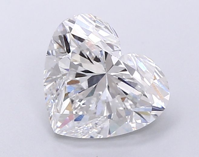 Lab-Grown Heart Diamond - 3.02 Carats, E Color, VS1 Clarity - Certified by IGI - Report Number: LG675584472