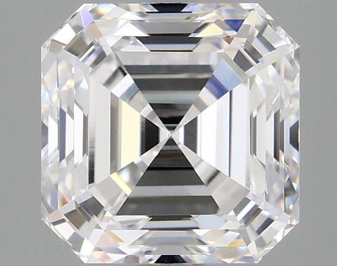 Lab-Grown Asscher Diamond - 2.97 Carats, D Color, VVS2 Clarity - Certified by IGI - Report Number: LG680569750