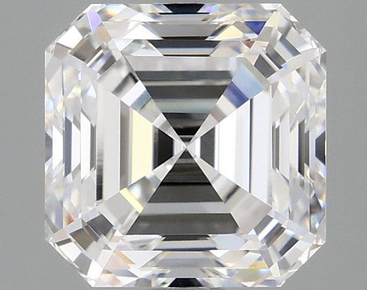 Lab-Grown Asscher Diamond - 2.97 Carats, D Color, VVS2 Clarity - Certified by IGI - Report Number: LG680569750