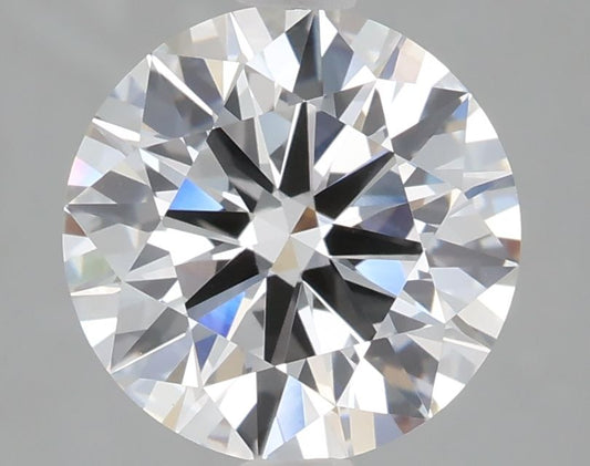 Lab-Grown Round Diamond - 2.0 Carats, F Color, VVS2 Clarity - Certified by IGI - Report Number: LG687534039