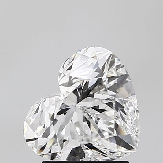 Lab-Grown Heart Diamond - 2.02 Carats, E Color, VS2 Clarity - Certified by IGI - Report Number: LG675574881