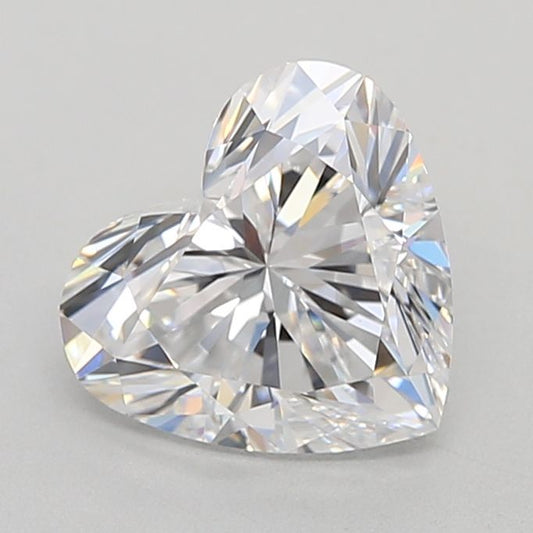 Lab-Grown Heart Diamond - 1.54 Carats, D Color, VVS2 Clarity - Certified by IGI - Report Number: LG654413547