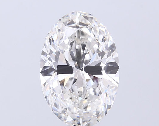 Lab-Grown Oval Diamond - 4.59 Carats, F Color, VS1 Clarity - Certified by IGI - Report Number: LG698597125