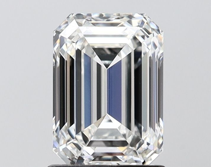 Lab-Grown Emerald Diamond - 1.57 Carats, F Color, VVS2 Clarity - Certified by IGI - Report Number: LG675581946