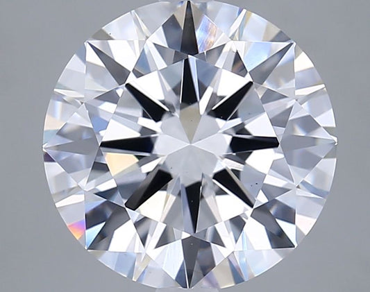 Lab-Grown Round Diamond - 5.02 Carats, E Color, VS1 Clarity - Certified by IGI - Report Number: LG657450713