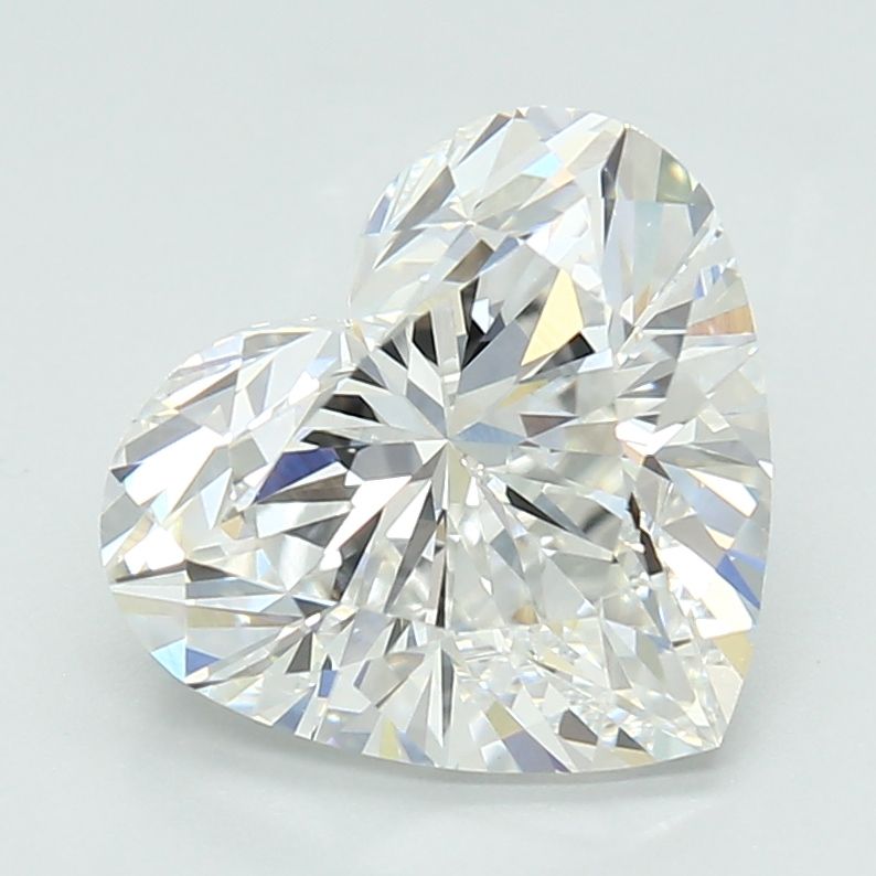Lab-Grown Heart Diamond - 3.06 Carats, E Color, VVS2 Clarity - Certified by IGI - Report Number: LG687579047
